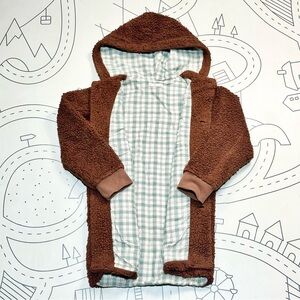 Fin & Vince Sherpa Jacket in Chestnut